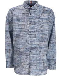 BOSS Patterned Button Up Shirt