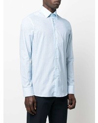 Etro Patterned Jacquard Long Sleeve Shirt