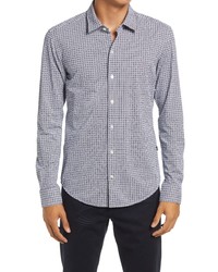 BOSS Robbie Sharp Fit Print Button Up Shirt