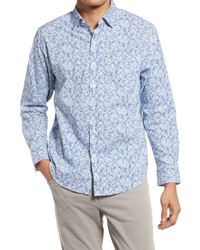 Tommy Bahama Sarasota Stretch Azule Floral Button Up Shirt