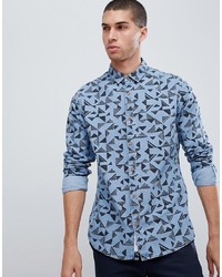 ONLY & SONS Slim Fit All Over Print Shirt