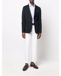 Canali Spotted Slim Fit Cotton Shirt