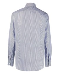Corneliani Stripe Print Cotton Shirt