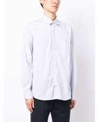 Leathersmith of London Stripe Print Long Sleeved Shirt