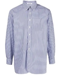 Engineered Garments Stripe Print Long Sleeved Shirt