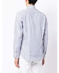 Leathersmith of London Stripe Print Pattern Shirt