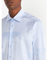 Etro Zebra Print Cotton Shirt
