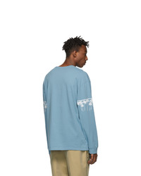 R13 Blue Surf Long Sleeve T Shirt