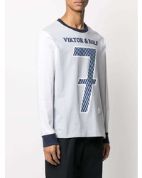 Viktor & Rolf Number Print Cotton T Shirt