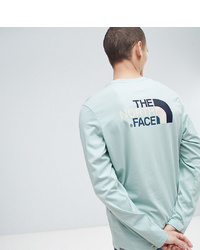 The North Face To Asos Long Sleeve Easy T Shirt In Blue