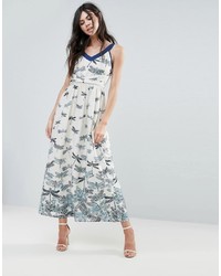 Yumi Uttam Boutique Dragonfly Print Maxi Dress