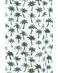 Milly Bambino Palm Print Midi Dress