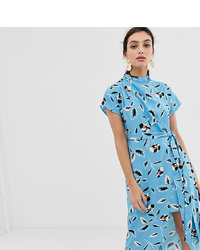 River Island Dress With In Blue