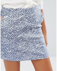 Suncoo Printed Mini Skirt