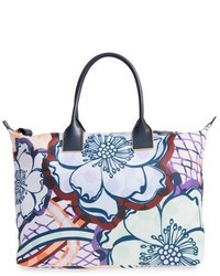 Ted Baker London Large Floral Print Nylon Tote