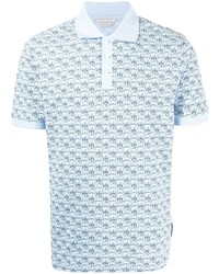 Gieves & Hawkes Logo Print Polo Shirt