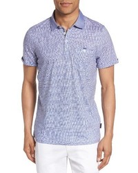 Ted Baker London Fornia Extra Trim Fit Print Polo