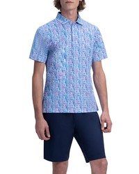 Bugatchi Ooohcotton Dot Tech Polo In Orchid At Nordstrom
