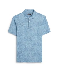 Bugatchi Ooohcotton Polo Shirt In Aqua At Nordstrom
