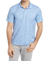 Bugatchi Ooohcotton Tech Abstract Stretch Polo