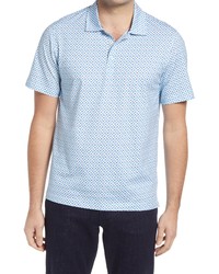 Bugatchi Ooohcotton Tech Dot Print Knit Polo