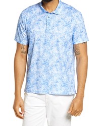 Bugatchi Ooohcotton Tech Marbled Knit Polo