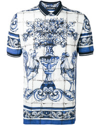 Dolce & Gabbana Printed Polo Shirt