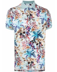 Etro Toucan Foliage Print Polo Shirt