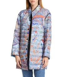 Etro Paisley Print Water Resistant Down Puffer Jacket