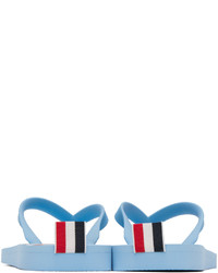 Thom Browne Blue Rwb Stripe Flip Flops