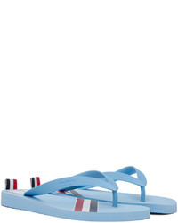 Thom Browne Blue Rwb Stripe Flip Flops