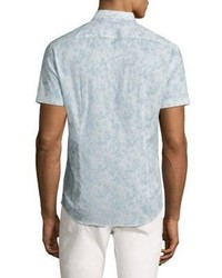 John Varvatos Printed Cotton Shirt