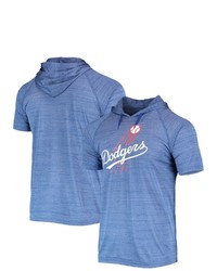 STITCHES Royal Los Angeles Dodgers Raglan Hoodie T Shirt At Nordstrom
