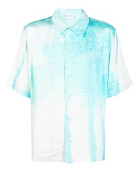 BLUE SKY INN Abstract Print Short Sleeve Shirt