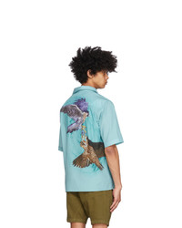 Gmbh Blue Falcon Luka Bowling Shirt