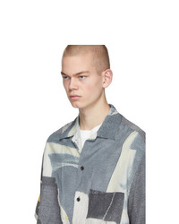 Song For The Mute Blue Oversized Sven Shirt