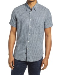 Rails Carson Print Sport Shirt In Hama Wave At Nordstrom