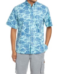 Reyn Spooner Classic Fit Maui Deep Short Sleeve Shirt