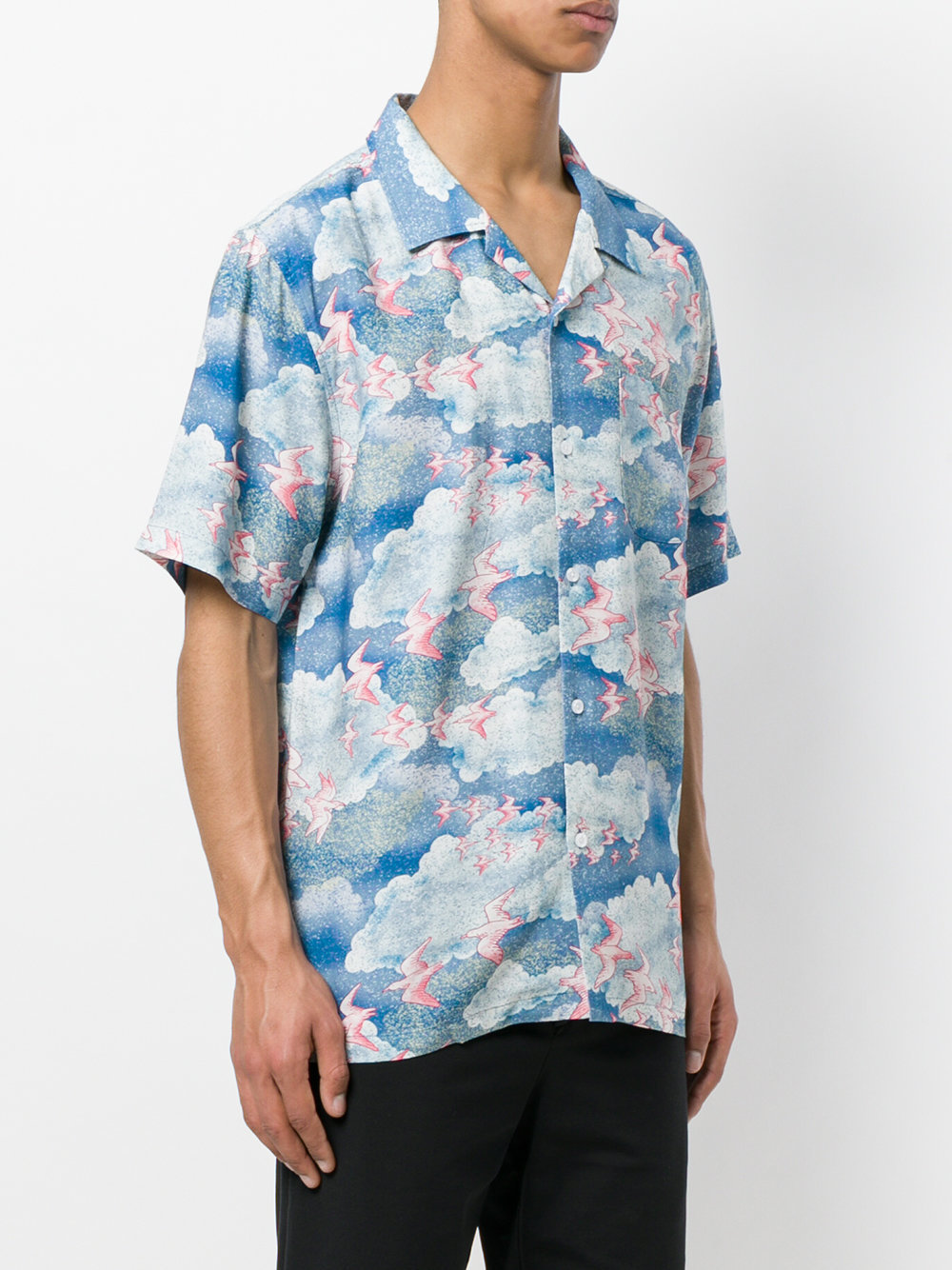 Stussy Cloud Print Shirt, $159 | farfetch.com | Lookastic