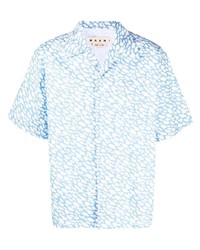 Marni Cloud Print Short Sleeve Shirt