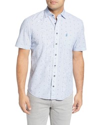 johnnie-O Cyrus Classic Fit Short Sleeve Button Up Shirt