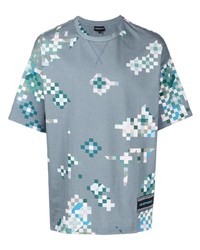 Emporio Armani Geometric Print Cotton T Shirt