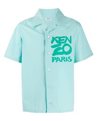 Kenzo Graphic Logo Print Short Sleeved Shirt
