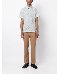 PS Paul Smith Graphic Print Stretch Cotton Shirt