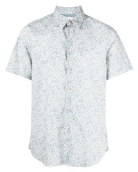 PS Paul Smith Graphic Print Stretch Cotton Shirt