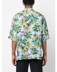 PT TORINO Hawaiian Print Short Sleeve Shirt