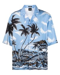 BOSS Hawaiian Print Short Sleeve Shirt