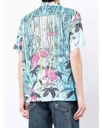 Fiorucci Leaf Print Short Sleeved Shirt