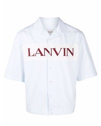 Lanvin Logo Print Short Sleeve Shirt
