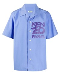 Kenzo Logo Print Short Sleeved Shirt